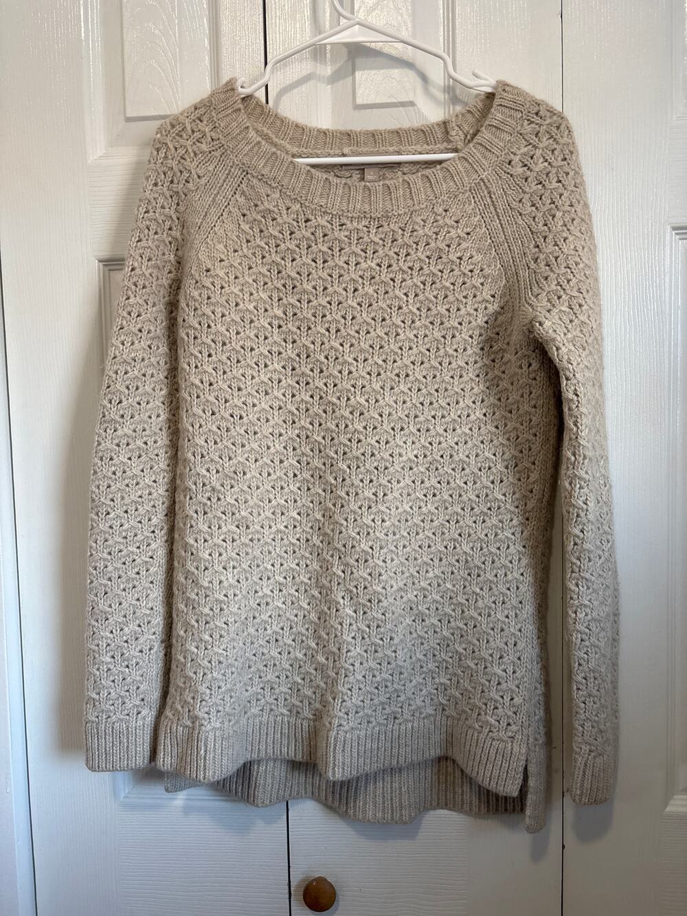 Banana Republic Italian Yarm Alpaca Blend Raglan Sweater Small